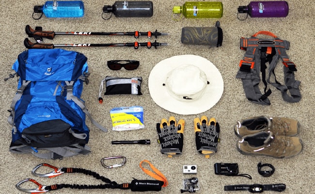 hiking supplies list