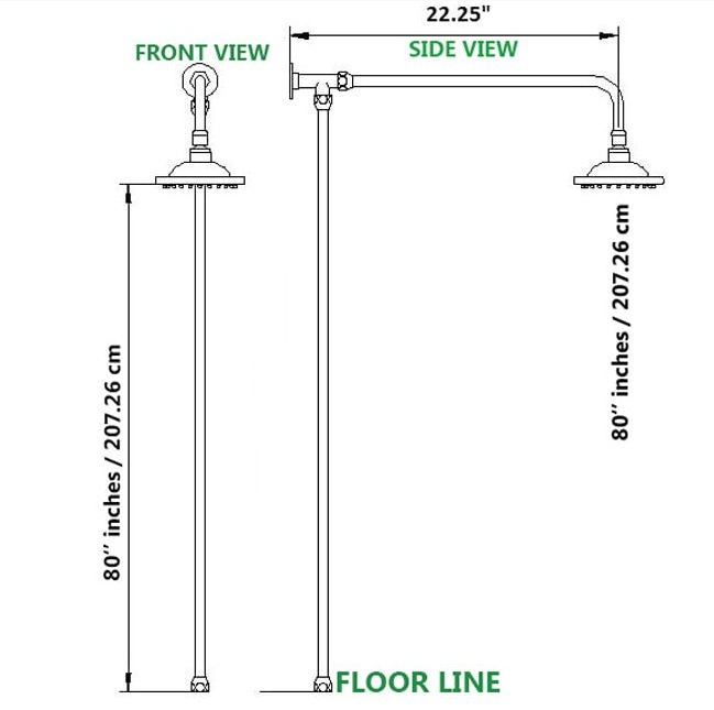 What Is The Standard Shower Head Height