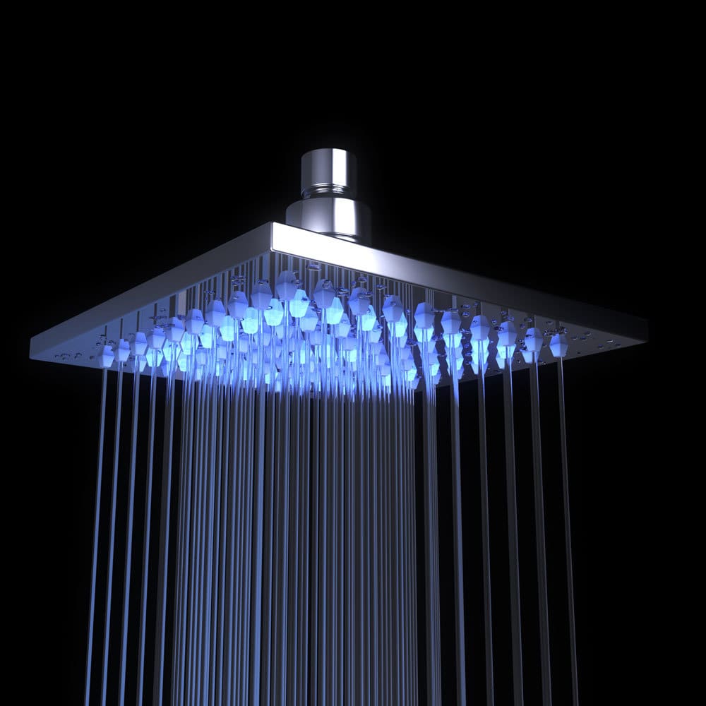 Overhead-lighting-Shower-head