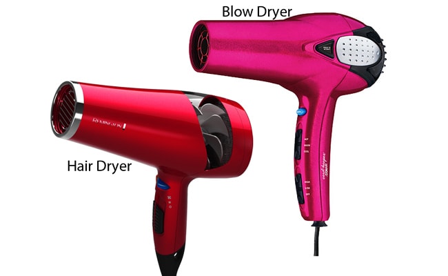 Hair-Dryer-vs-Blow-Dryer