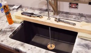 install-undermount-sink-on-granite-countertop