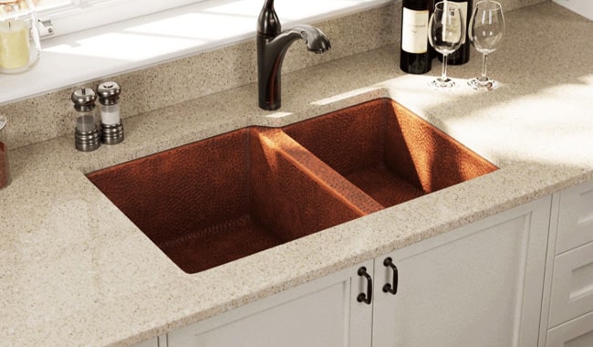 Copper-kitchen-sink
