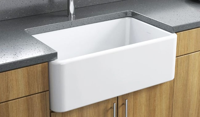 Fireclay-kitchen-sink