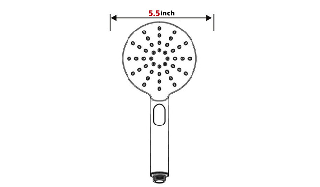 Handheld-Shower-Head-Size