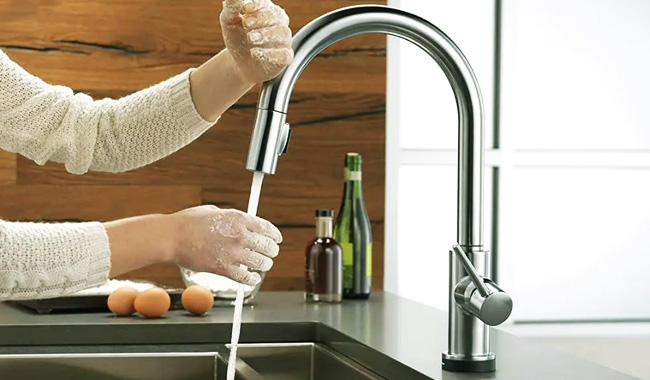 Stainless-steel-kitchen-faucet